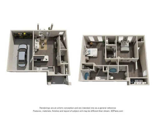 Westpointe Oaks Apartments San Antonio FloorPlan 8
