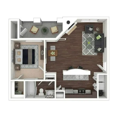 Whispering Creek Villas Apartment Homes San Antonio FloorPlan 3