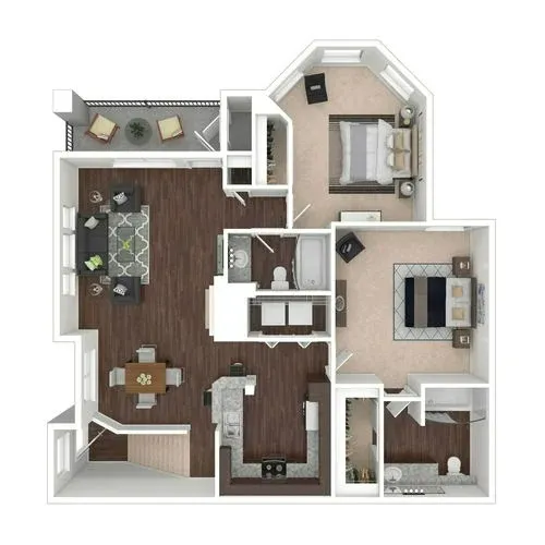 Whispering Creek Villas Apartment Homes San Antonio FloorPlan 4