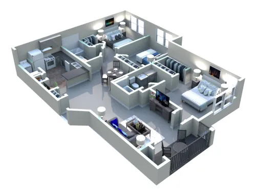 White Rock Apartment Homes San Antonio FloorPlan 9