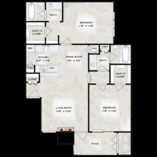Winding Creek San Antonio FloorPlan 4