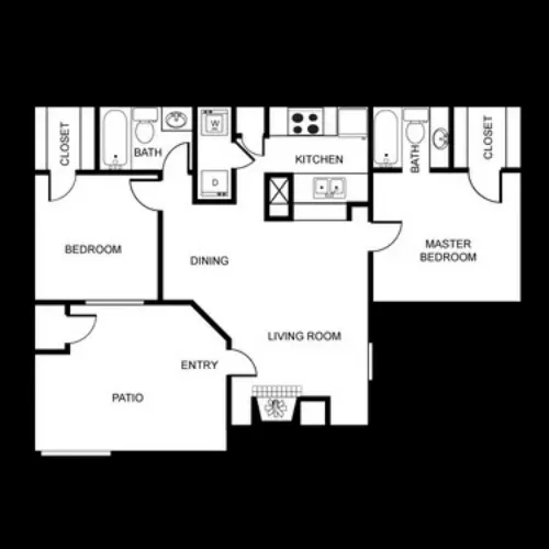 Wolfe Run Apartments San Antonio FloorPlan 2