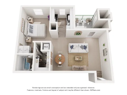 Woodland Apartments San Antonio Floorplan 3