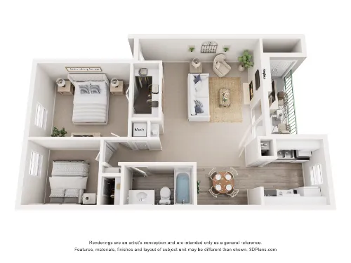 Woodland Apartments San Antonio Floorplan 4