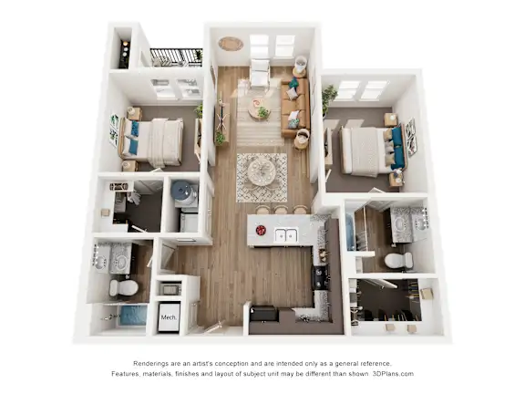Aviator 1518 Schertz Floorplan 2