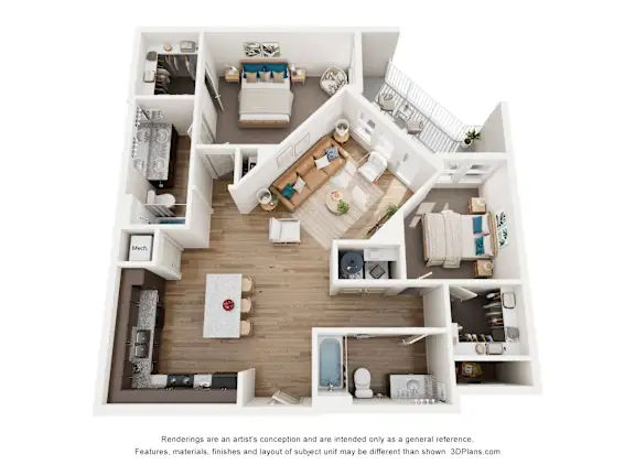 Aviator 1518 Schertz Floorplan 3