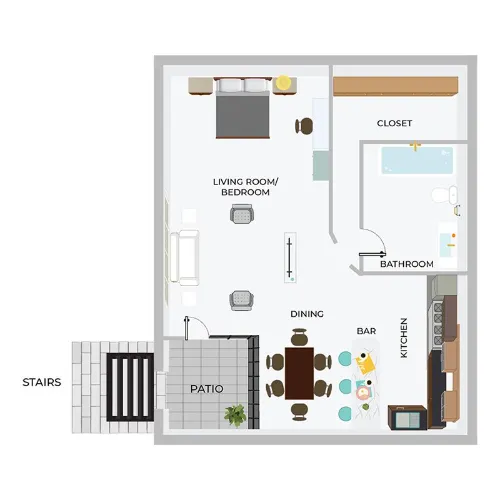 Boston Creek floor plan 1
