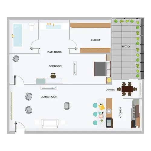 Boston Creek floor plan 2