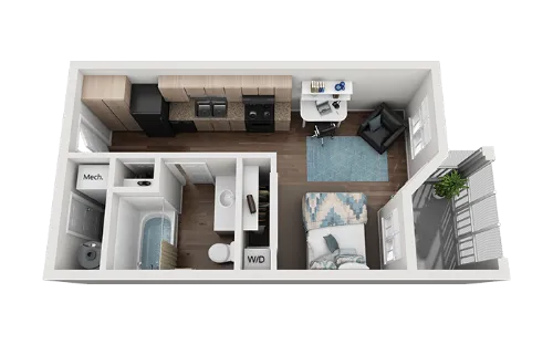 Cabana Beach San Marcos Floorplan 1