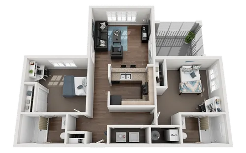 Cabana Beach San Marcos Floorplan 2