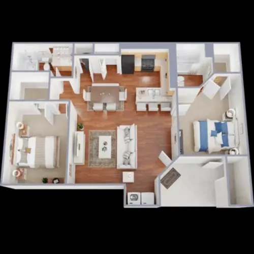 Cameron Court Apartments floor plan 3