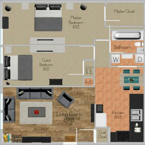 Deerfield Village floor plan 2