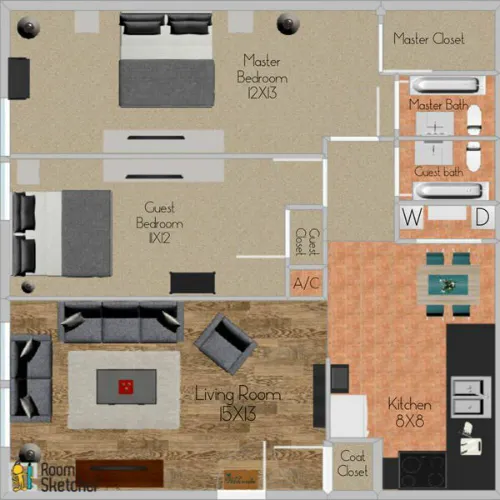Deerfield Village floor plan 3