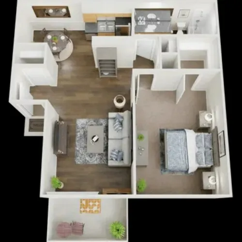 District West Apartments Lubbock FloorPlan 6