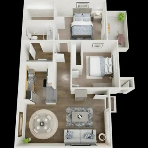 District West Apartments Lubbock FloorPlan 7
