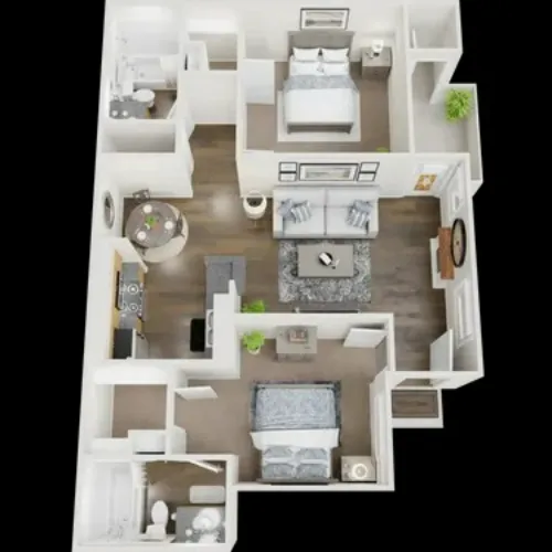 District West Apartments Lubbock FloorPlan 8
