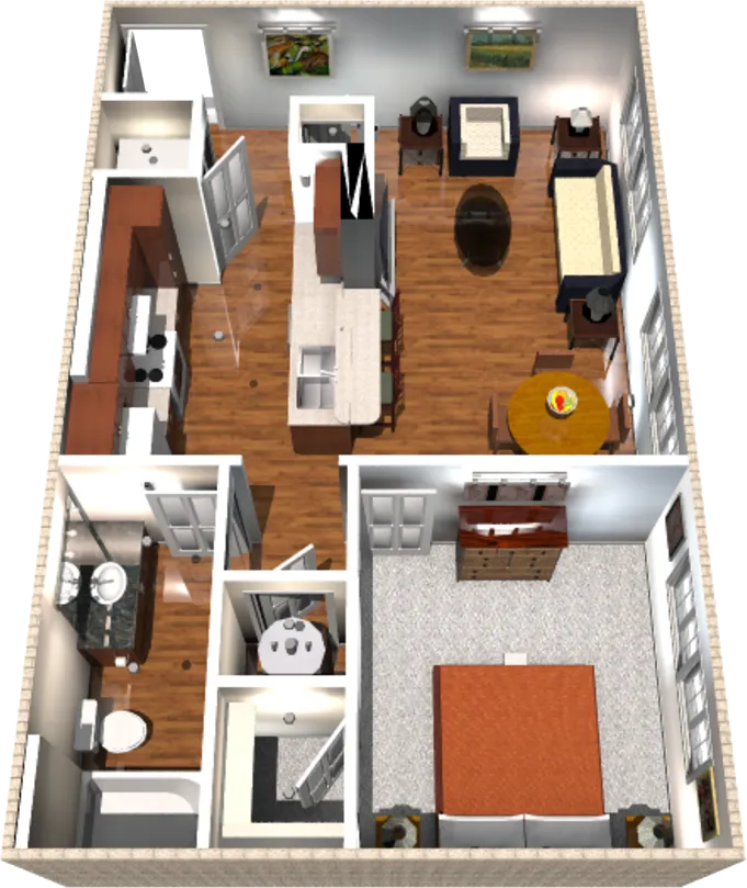 El Mirador Apartments Lubbock FloorPlan 3