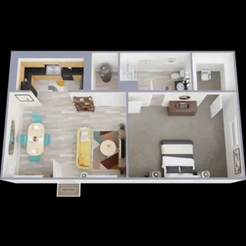 Indiana Village floor plan 1