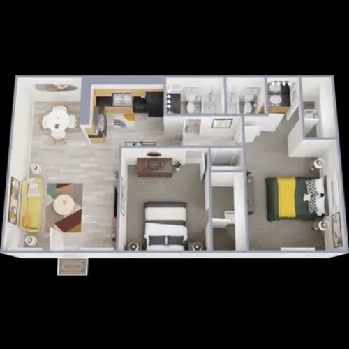 Indiana Village floor plan 3