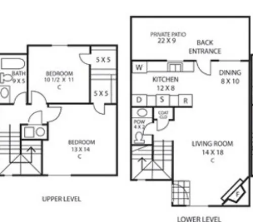 Las Colinas Apartments Lubbock FLoorPlan 4