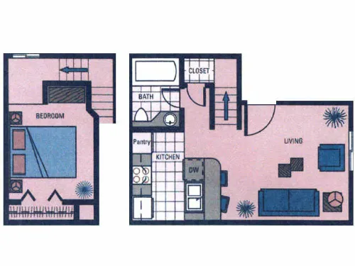 ParkVista Apartments San Antonio Floorplan 3