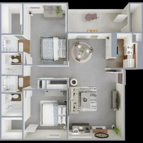 Parkside Apartments Lubbock FloorPlan 8