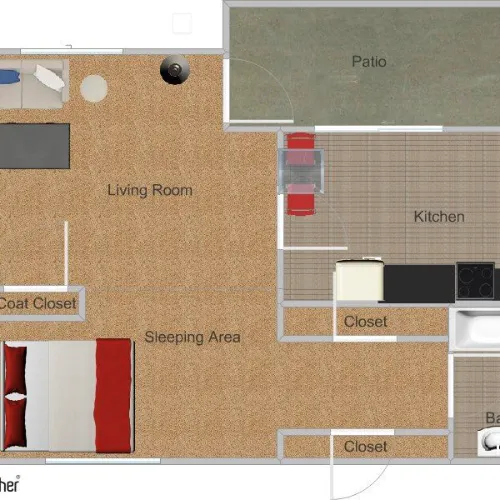 Peppertree Inn floor plan 1