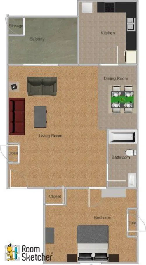 Peppertree Inn floor plan 3