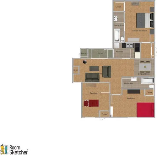 Peppertree Inn floor plan 6