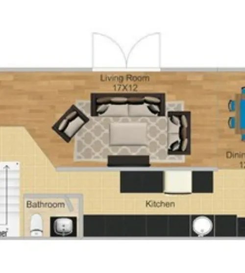 Quaker Pines Apartments and Townhomes Lubbock FloorPlan 5