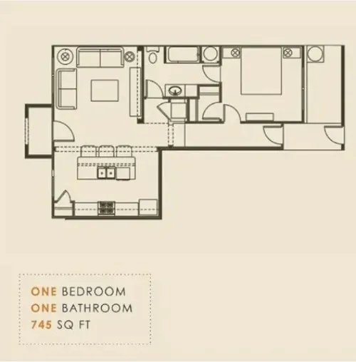 Salt Creek floor plan 1