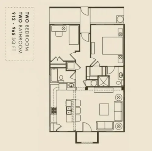 Salt Creek floor plan 2