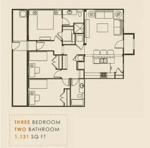 Salt Creek floor plan 3