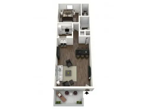 Savannah Oaks Apartments floor plan 1