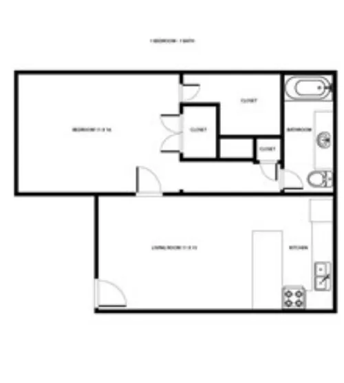 St Francis Village Apartments Lubbock FloorPlan 3