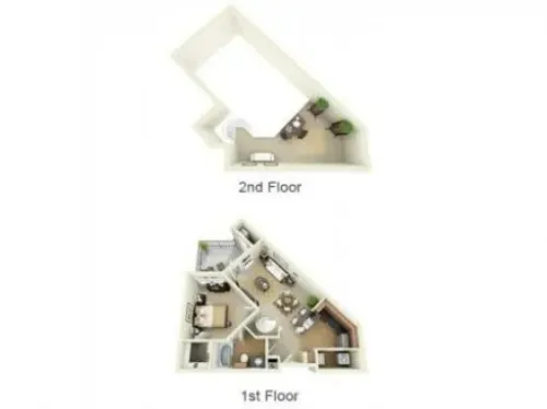 The Centre Suites Lubbock FloorPlan 9