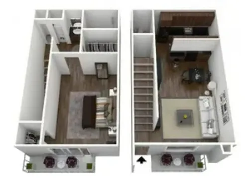 The Fountains Apartments Lubbock FloorPlan 2