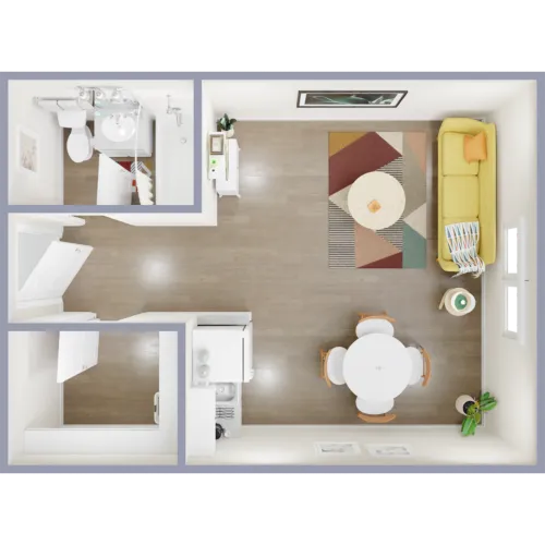 The Que Apartments Lubbock FloorPlan 2