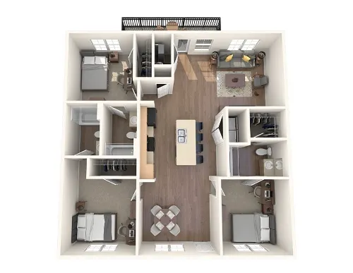 Wildwood Lubbock floor plan 3