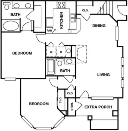 Barnett Apartments Houston FloorPlan 4