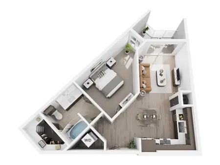HAUS Memorial Park FloorPlan 1