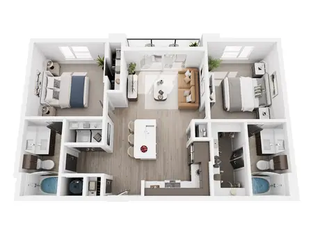 HAUS Memorial Park FloorPlan 6