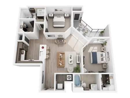 HAUS Memorial Park FloorPlan 7