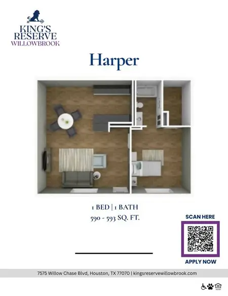 King's Reserve Willowbrook FloorPlan 1