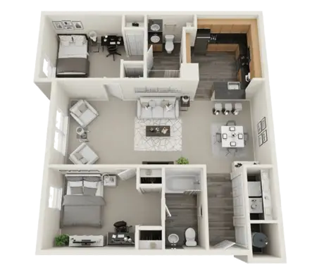 The Foundry San Marcos FloorPlan 1