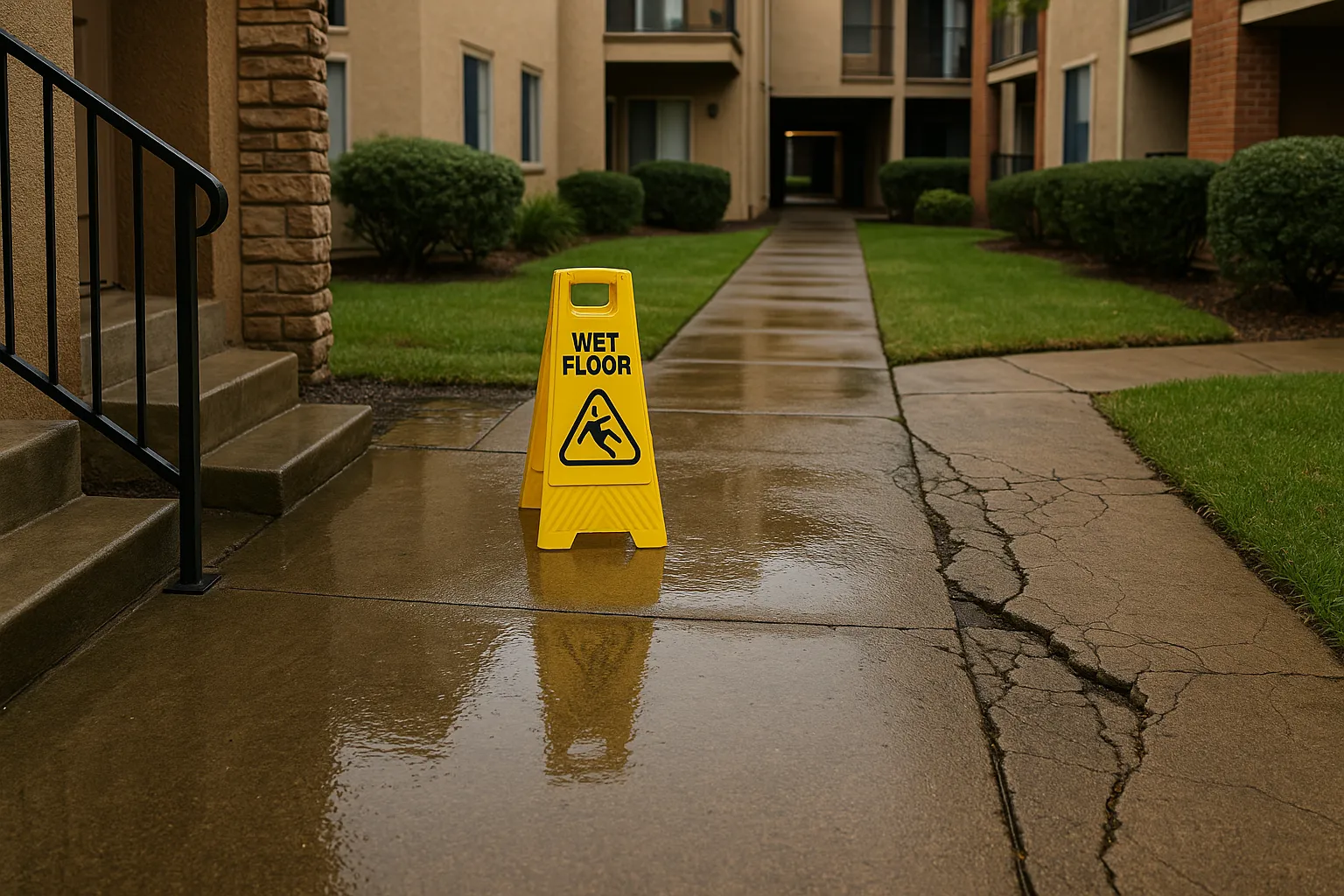 Slip and Fall Hazards in Apartment Complexes - What Every Renter Should Watch For