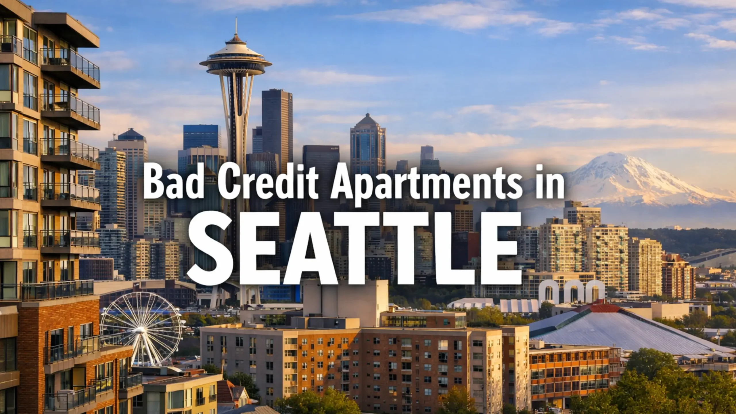 Bad Credit Apartments in Seattle