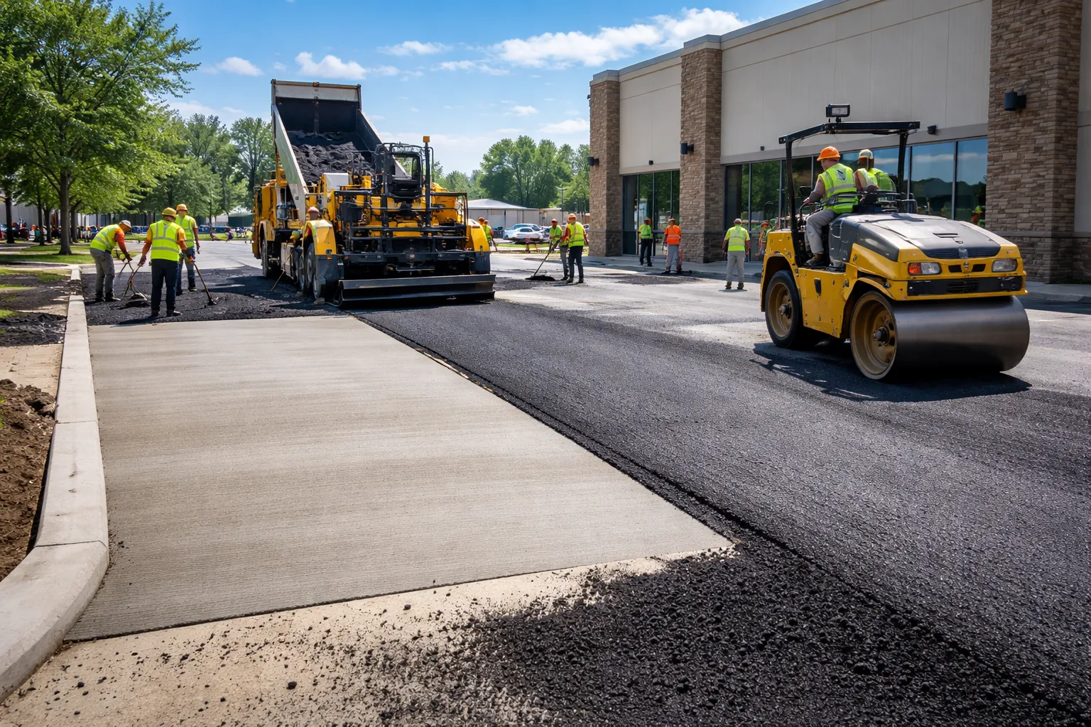 Professional Asphalt and Concrete Paving Services