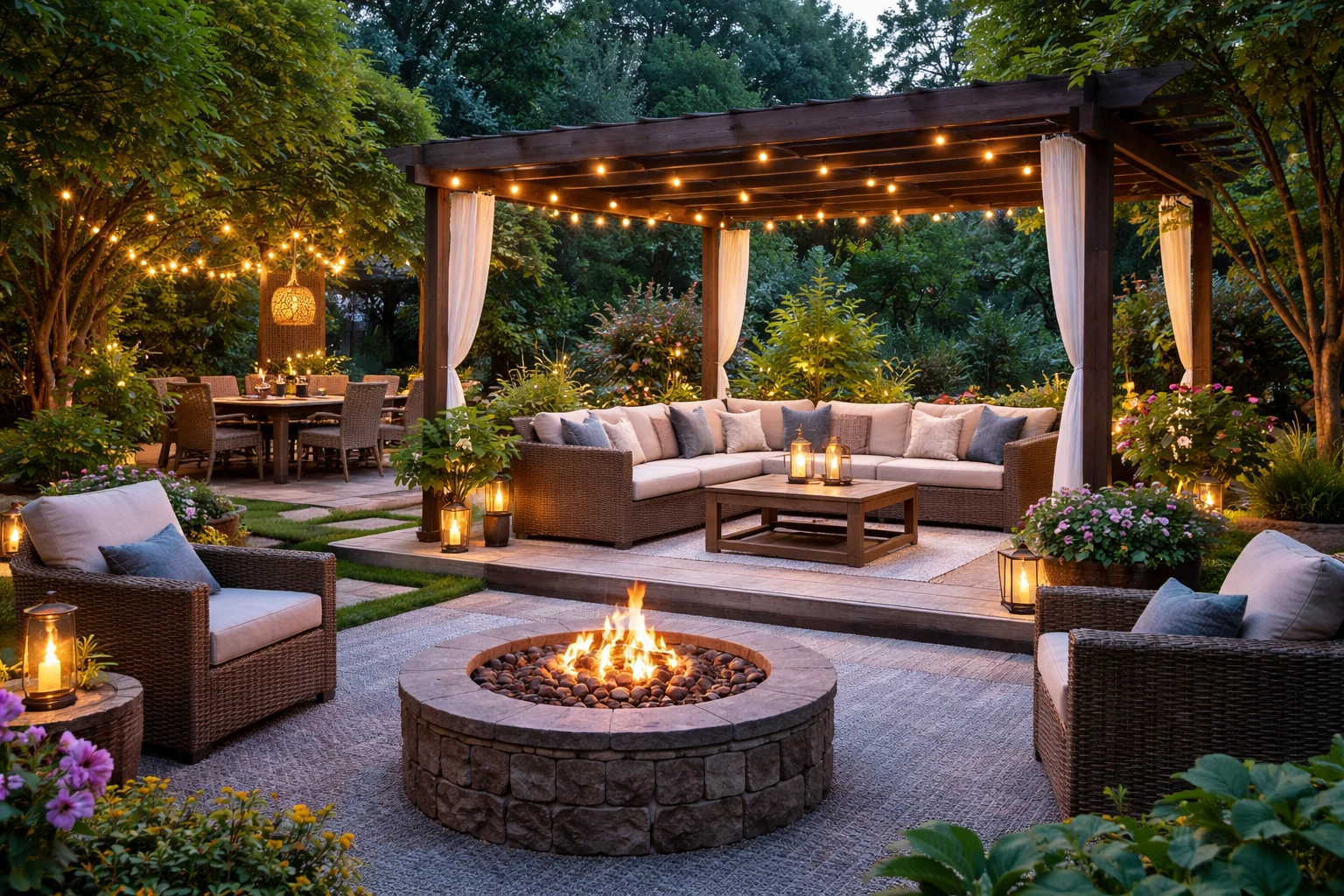 Creating a Relaxing Outdoor Living Area for Family and Guests