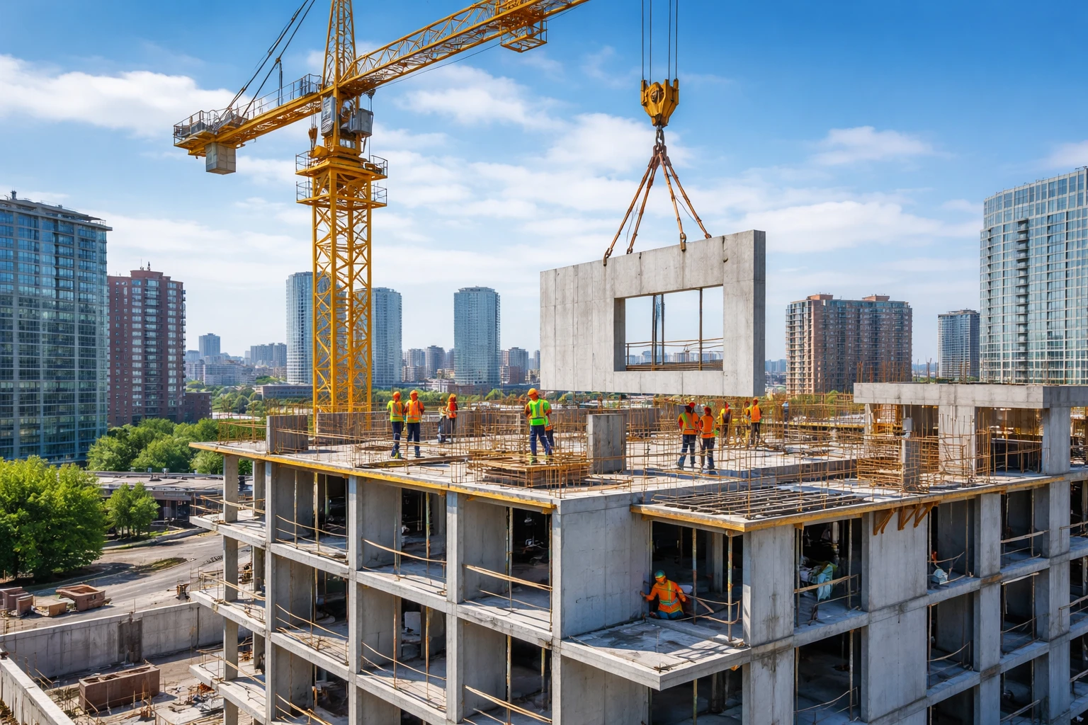 How Rigging and Heavy Lifting Make Modern Apartment Construction Possible